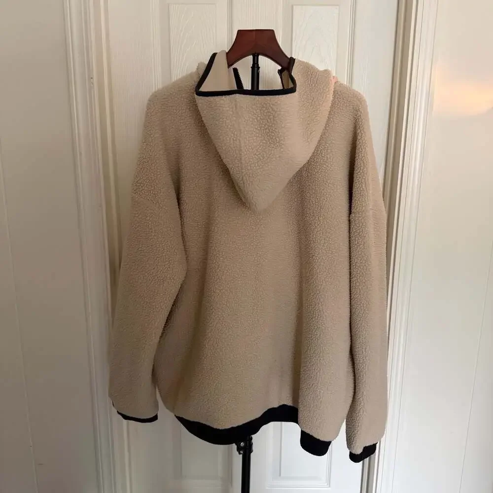 Levi's Sherpa Fleece Relaxed Fit Hooded Jacket Size XXL